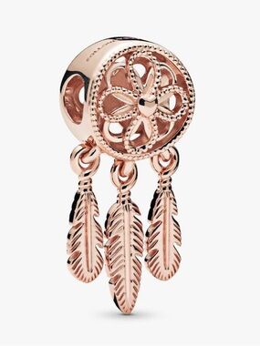Authentic Dream Catcher 14k Rose Gold-plated Charm - MINT CONDITION